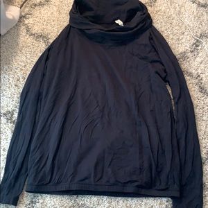 LuLu lemon black scoop neck sweatshirt